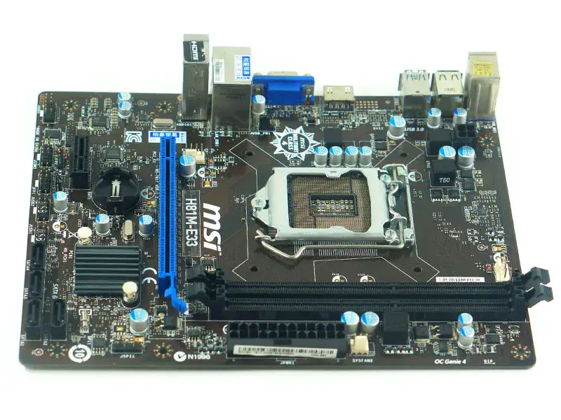 MSI H81M-E33 Placa Base LGA 1150 Intel H81 DDR3 Micro ATX