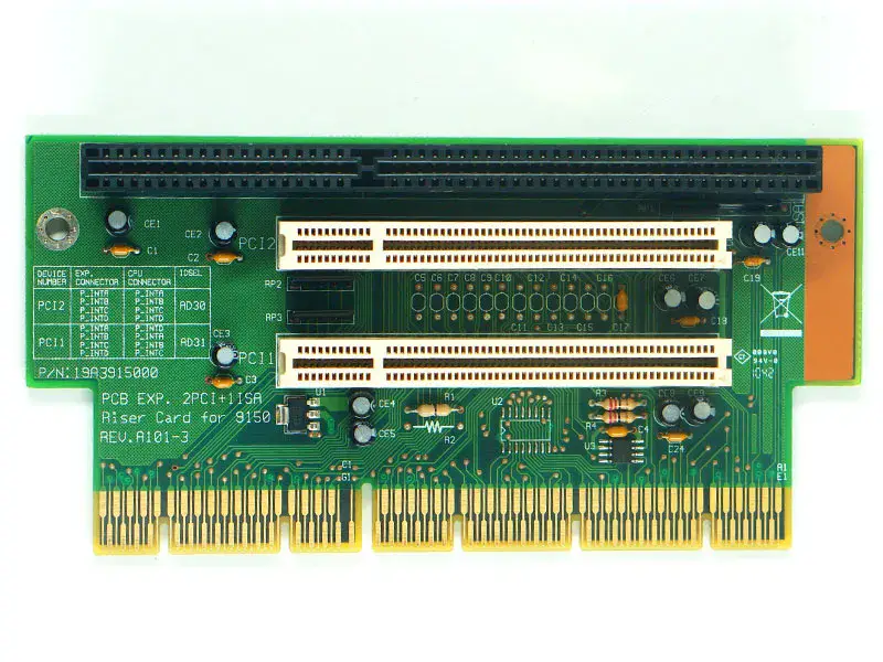 Advantech 19A3915000 Tarjeta Riser 9150 REV.A101-3