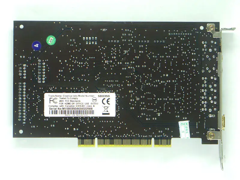 Tarjeta de sonido Creative SB0350