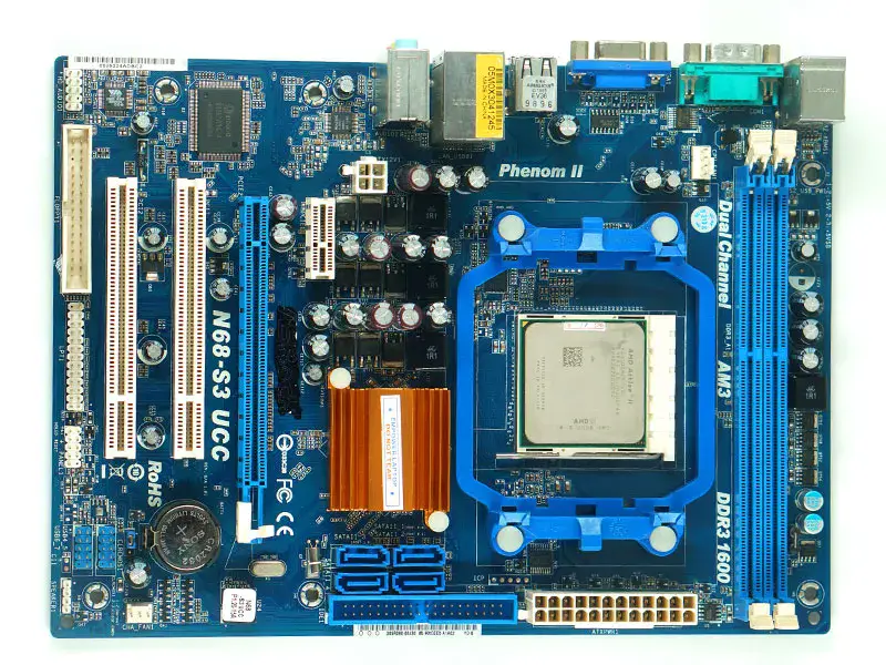 Placa base Asrock AM3 integrada pequeña N68-S3 UCC