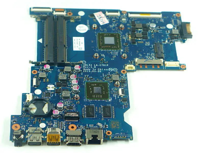Placa base HP 814611-001 15-AF ABL51 LA-C781P