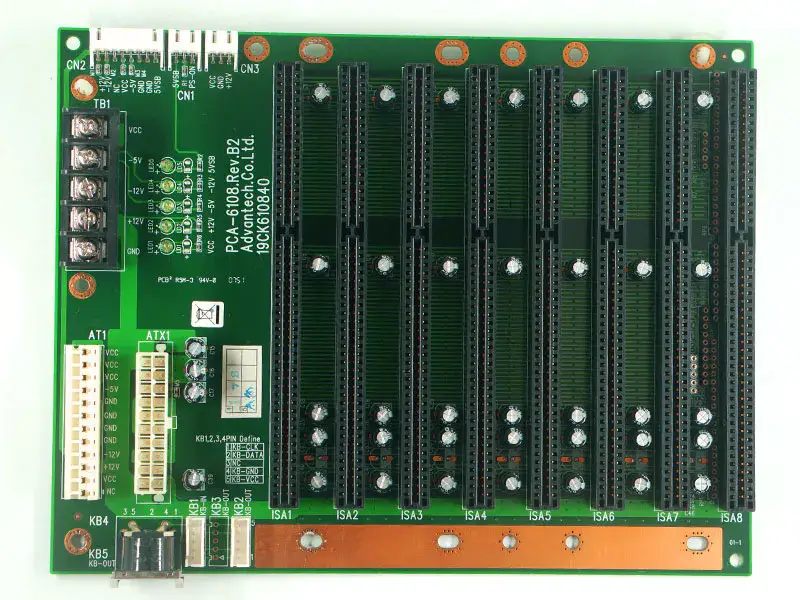 Advantech IPC-6608 PCA-6108 Rev.B2 Placa base industrial de 8 ranuras