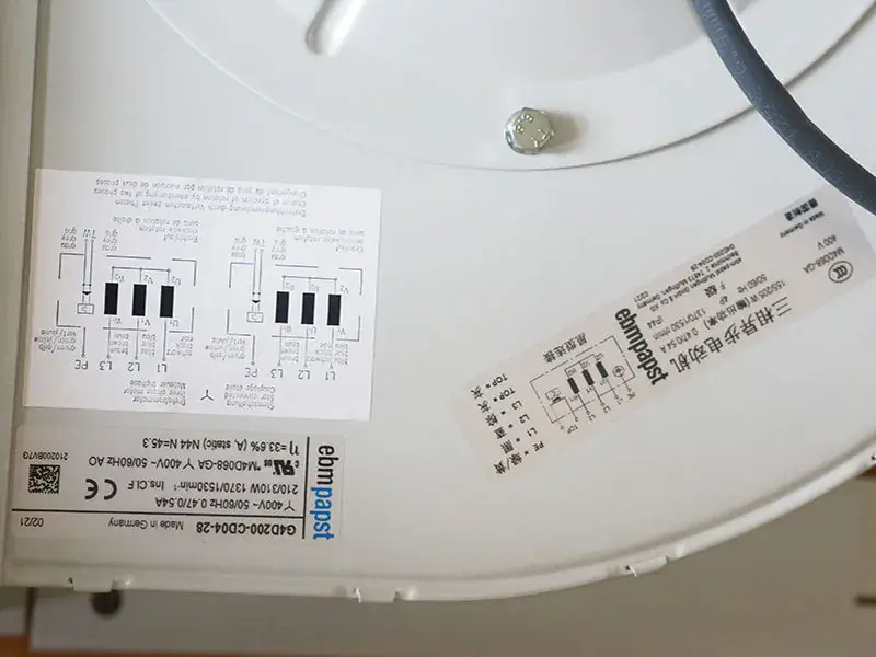 Ventilador Ebmpapst G4D200-CD04-24 G4D200-CD04-28