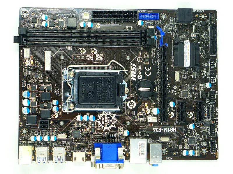 Placa base MSI H81M-E34 LGA1150 DDR3