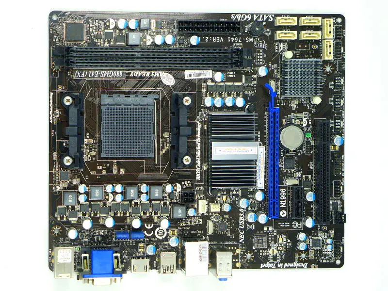 MSI 880GMS-E41(FX) Placa base AM3+ DDR3 SATA3
