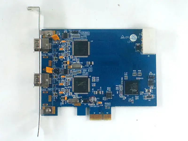 FWX2-PCIE10 Rev: 1.1 Tarjeta de captura FWX2-PCIE10-2 1394