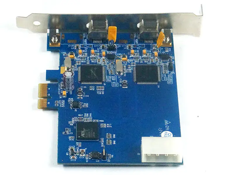 FWX2-PCIE10 Rev: 1.1 Tarjeta de captura FWX2-PCIE10-2 1394