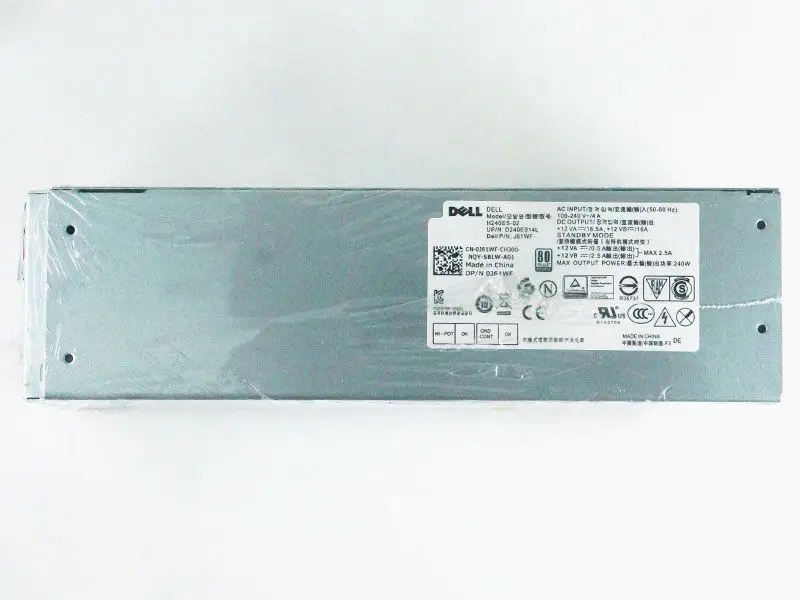 Fuente de alimentación J61WF H240ES-02 240W SMPS 6PIN 4PIN Para Optiplex 3050MT/5050MT/7050MT V3668 V3669 MT