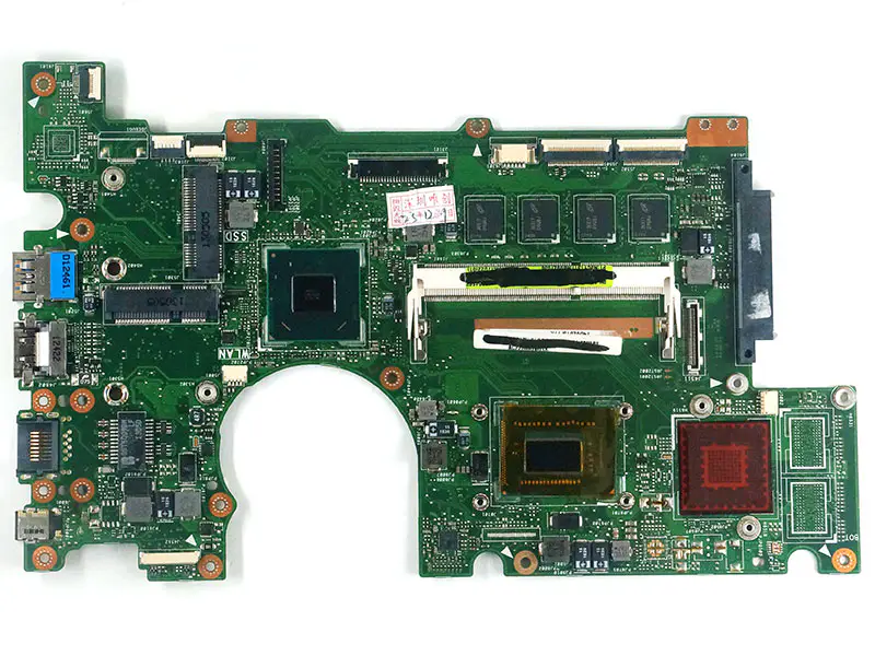 B400A motherboard I5-3317U CPU REV2.0 4GB RAM Para Asus B400VC B400V B400A Laptop motherboard
