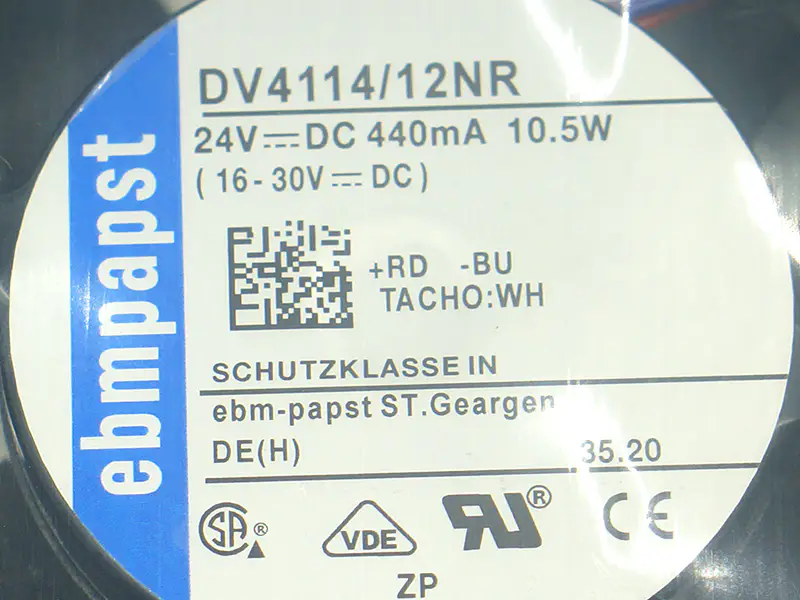Ventilador Ebmpapst DV4114/12NR