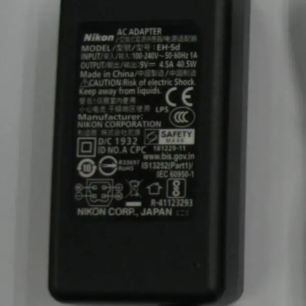 Nikon EH-5D Adaptador de CA