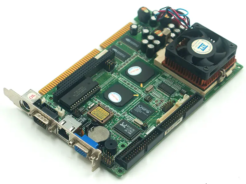 FB2502 VER:1.4 placa base con CPU y ventilador