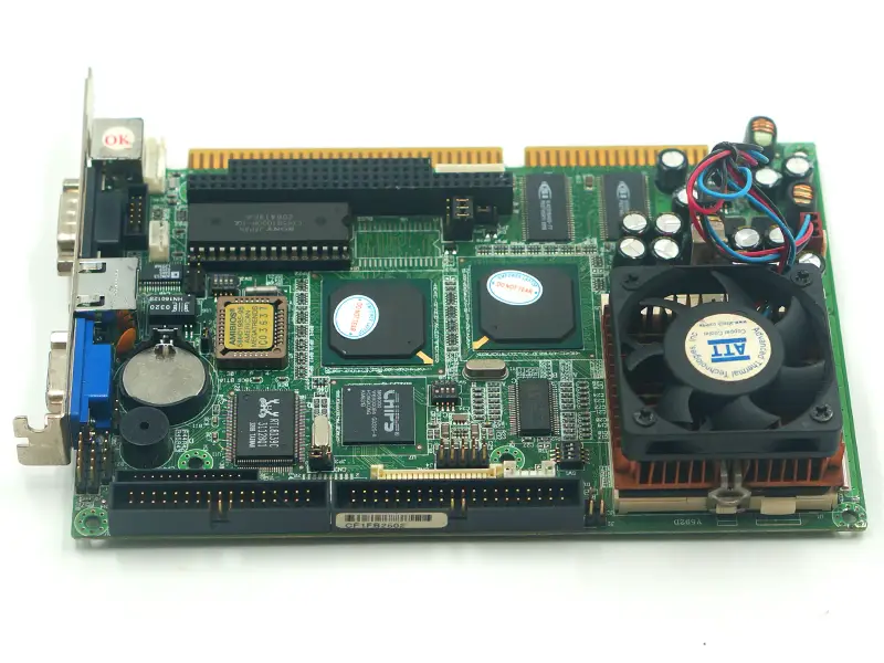 FB2502 VER:1.4 placa base con CPU y ventilador