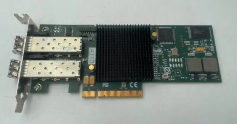 Tarjeta de red de doble canal de fibra ATTO Celerity FC-82EN