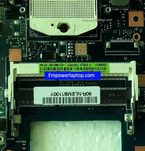 Placa base Asus G75VX