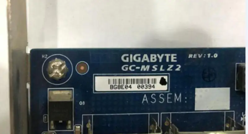 Gigabyte GC-MSLZ2 Tarjeta RAID SAS2008 6 GB RAID 0/1/1E/10 compatible con 4T 6T 8T