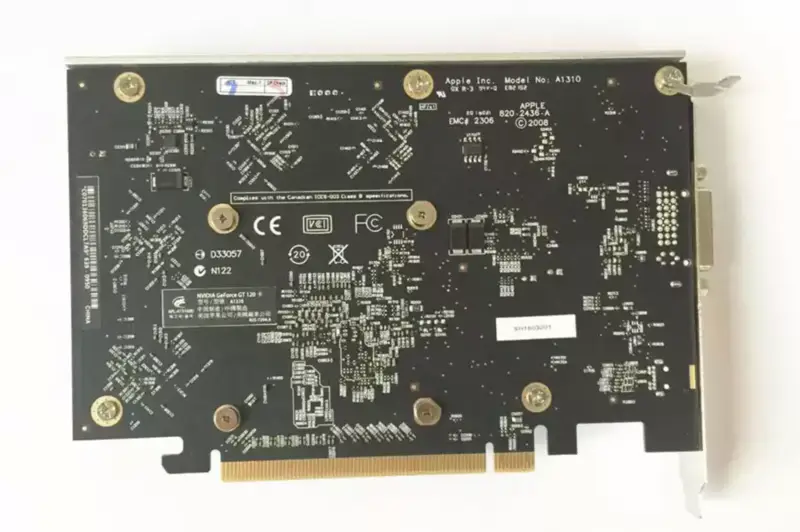 Tarjeta gráfica NVIDIA GeForce GT 120 512MB Apple Mac Pro 2008-2012 Mini Display//DVI