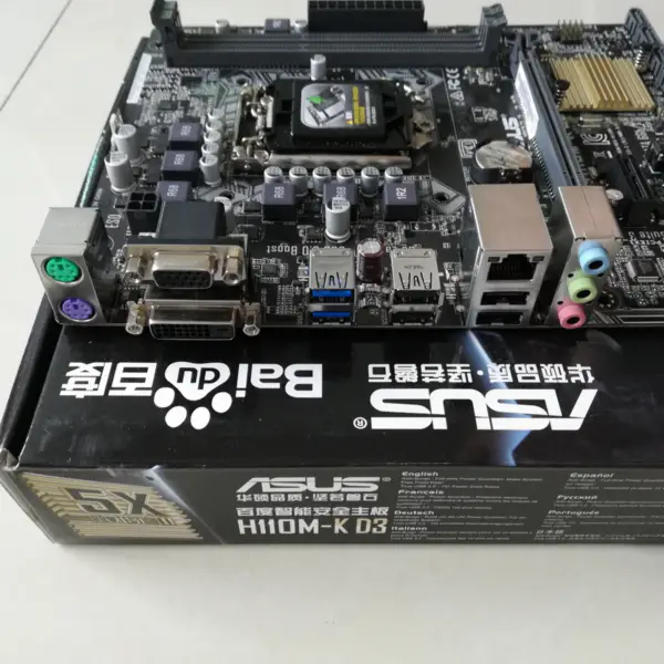 Placa base Asus H110M-K D3 LGA1151/DDR3/M-ATX