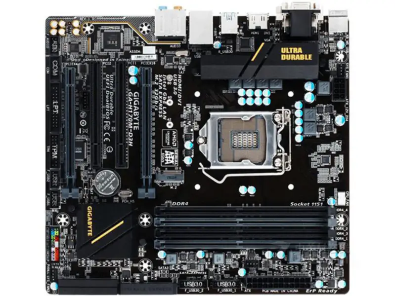 Placa base Gigabyte GA-H170M-D3H DDR4