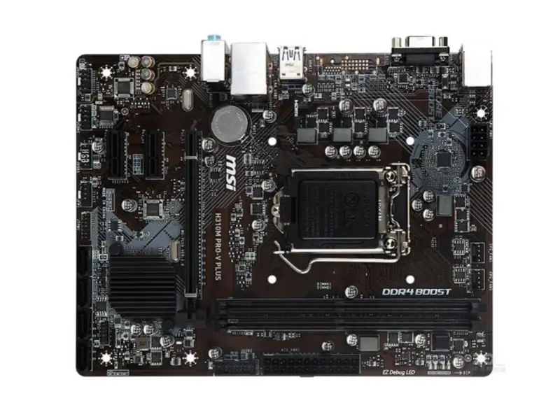MSI H310M PRO-V PLUS Placa Base Socket AM4 DDR4 Para Intel H310M H310M USB3.0
