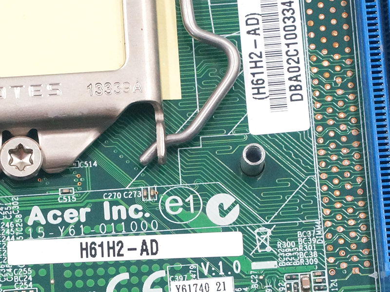 Placa base Acer LGA 1155 H61H2-AD