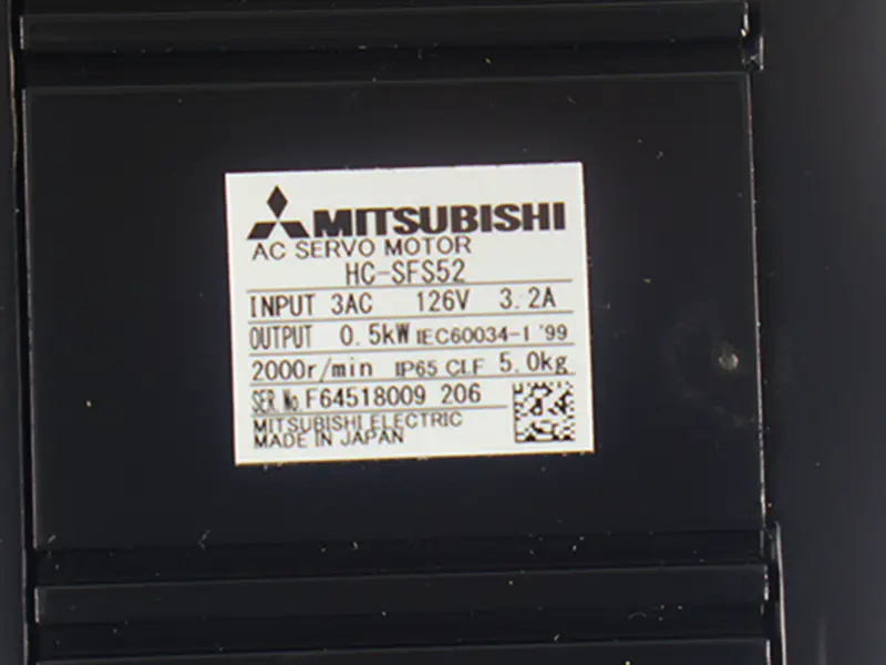 Servomotor de CA Mitsubishi HC-SFS52