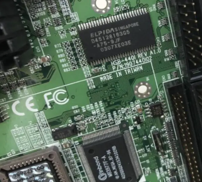 Placa base industrial AAEON HSB-440I REV A1.0 Placa CPU ISA de tamaño medio