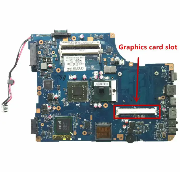 Toshiba Satellite L500 L550 L555 KSWAA LA-4982P K000086430 Placa base para portátil con gráficos dedicados