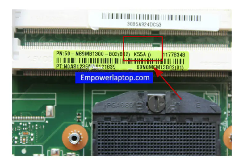 Placa base Asus K55A K55VD