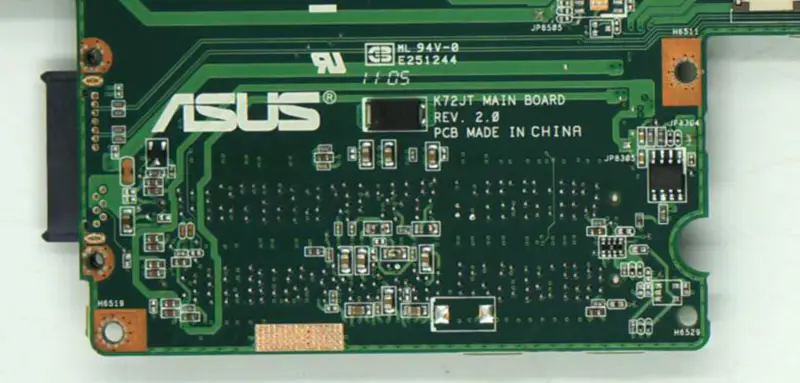 Placa base Asus K72JT