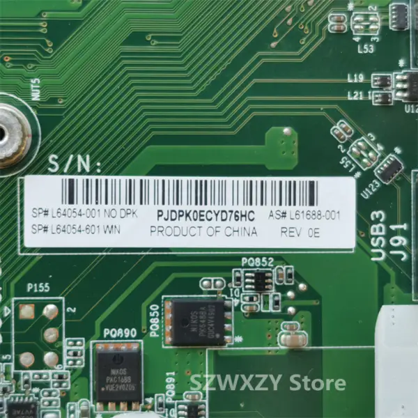 Placa base de sobremesa HP ProDesk 480 G6 MT L64054-601 L64054-001 L61688-001