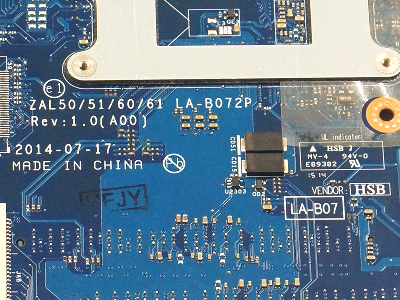 Dell Latitude 3450 3550 LA-B072P ZAL50/51/60/61 PicturesREV:1.0 Placa base para portátil I7-5500U