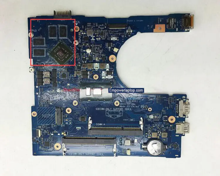 Placa base Dell 5559 AAL15 LA-D071P
