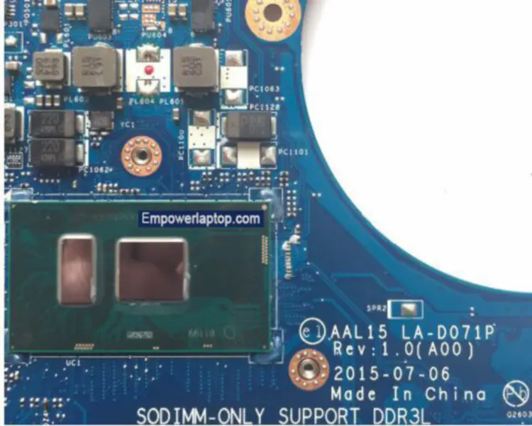 Placa base Dell 5559 AAL15 LA-D071P