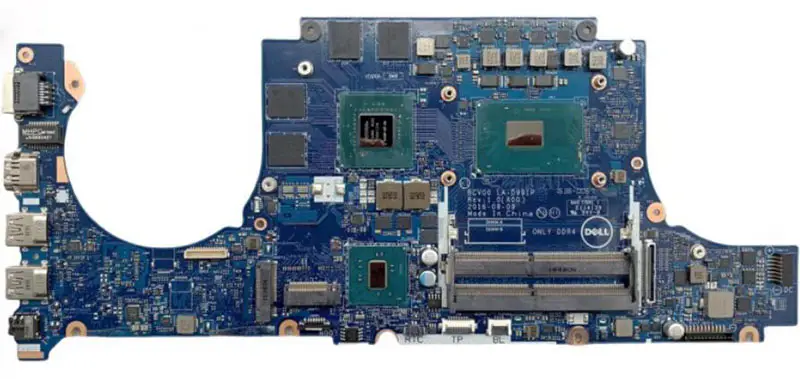 Placa base DELL Inspiron 14-7466 15-7566 LA-D991P