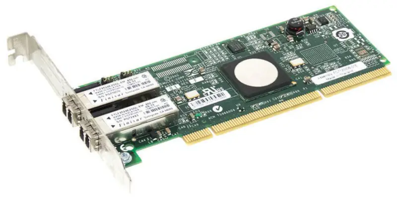 Emulex LP11002 Tarjeta HBA PCI-X FC de doble canal y 4Gb