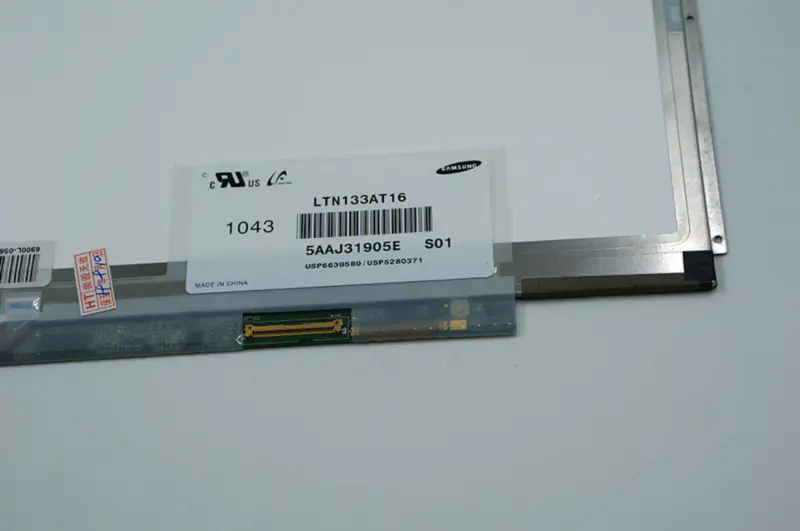 13,3 pulgadas LCD LTN133AT16 B133XW03 B133XW01 V.0 N133BGE-L31 CLAA133WA01A para el reemplazo de la pantalla de visualización