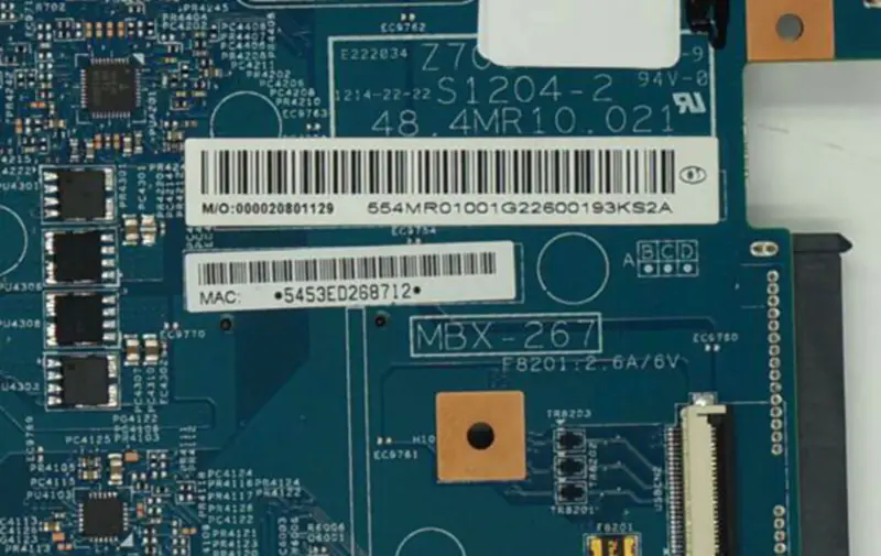 Placa base Sony MBX-267
