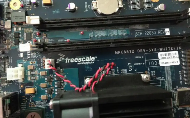 Placa base MPC8572DS de Freescale Semiconductor