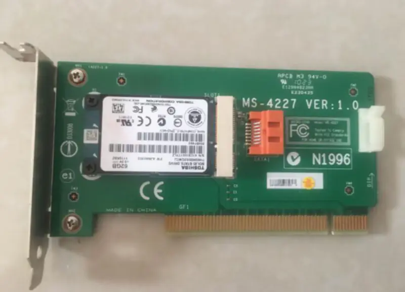 MICRO-STAR MS-4227 VER:1.0 Adaptador de unidad de estado sólido con SSD de 62 G