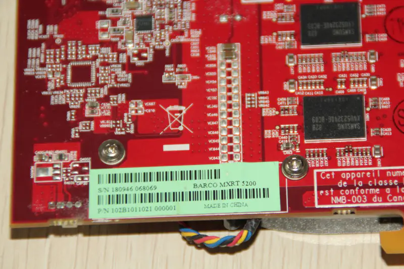 Tarjeta gráfica BARCO MXRT 5200 AMD ATI FireGL V5600 512M