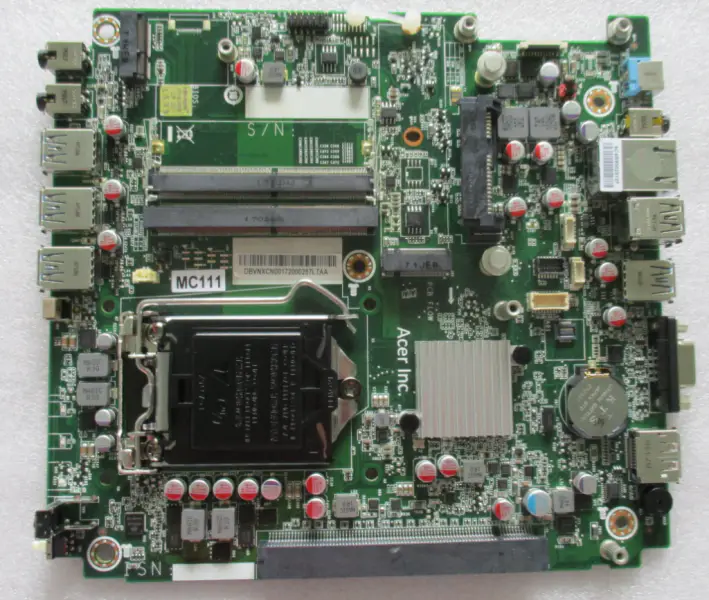 Placa base de sobremesa Acer Veriton C650 VZ2660 N4640G 13045-1