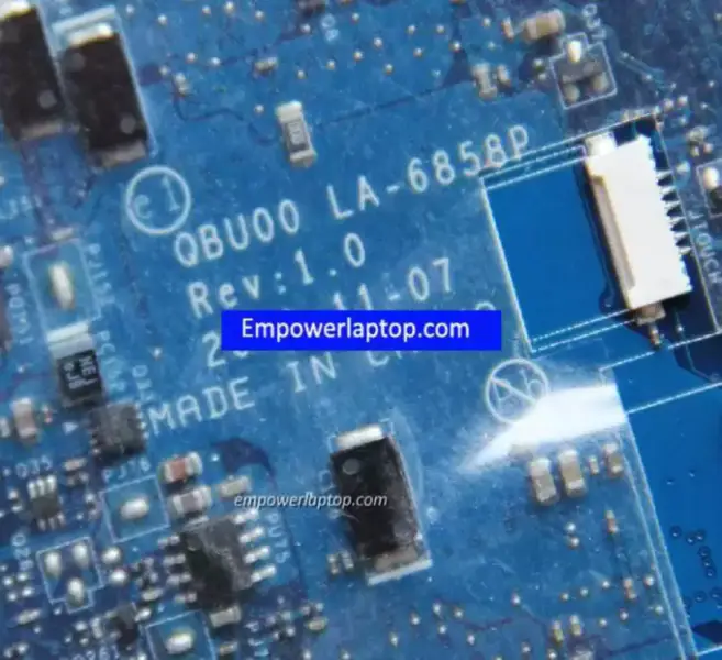 Toshiba NB520 K000129210 LA-6858P Placa base