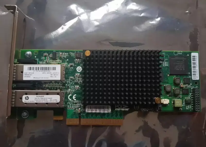 Adaptador Ethernet de alto perfil HP NC550SFP de doble puerto 10GbE 581199-001
