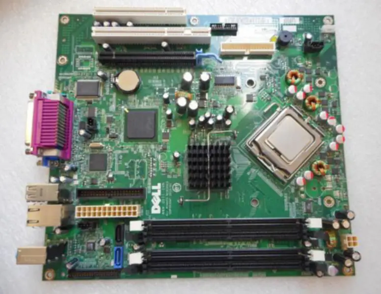 ND237 Placa base Dell Optiplex GX620+PEN 4 SL8Q6 CPU CHO15 HJ781 X9681 CJ335 F8096 ND237