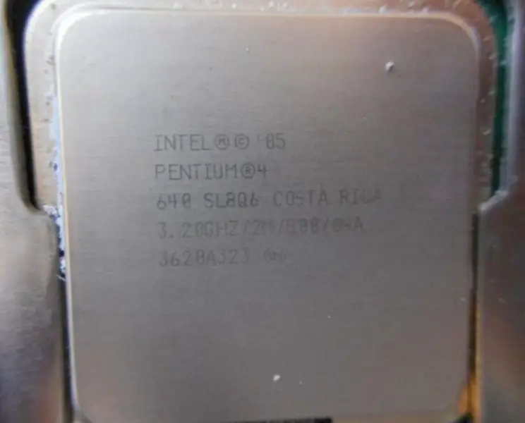 ND237 Placa base Dell Optiplex GX620+PEN 4 SL8Q6 CPU CHO15 HJ781 X9681 CJ335 F8096 ND237
