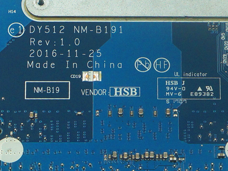 Placa base Lenovo Y520 DY512 NM-B191 REV 1.0 DDR4