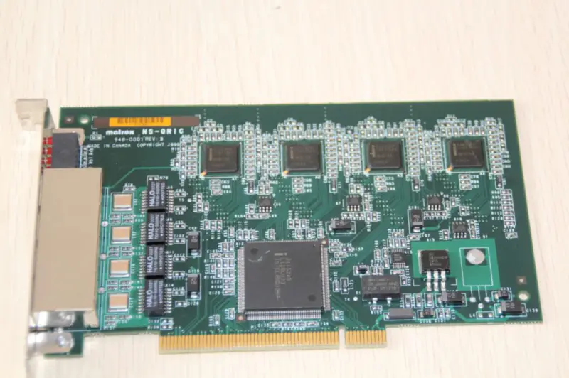 Tarjeta de red Matrox NS-QNIC Quad 10/100 Ethernet Adapter 4 puertos 100M para servidor Intel 82559