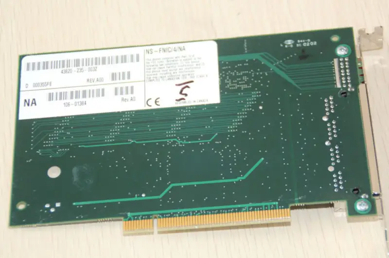 Tarjeta de red Matrox NS-QNIC Quad 10/100 Ethernet Adapter 4 puertos 100M para servidor Intel 82559