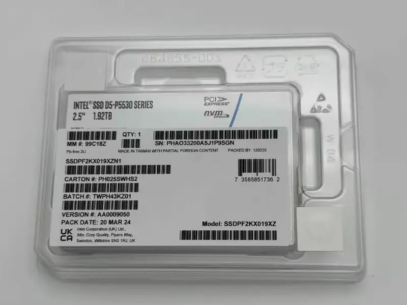 Unidad SSD Intel serie P5530